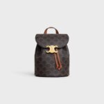 CELINE BACKPACK CELINE BONNIE IN Triomphe Canvas and calfskin
