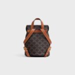 CELINE BACKPACK CELINE BONNIE IN Triomphe Canvas and calfskin - Image 3