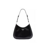 PRADA CLEO BRUSHED LEATHER SHOULDER BAG