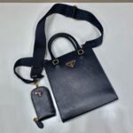 Prada Saffian Tote1BA333-17*19*6CM - Image 2