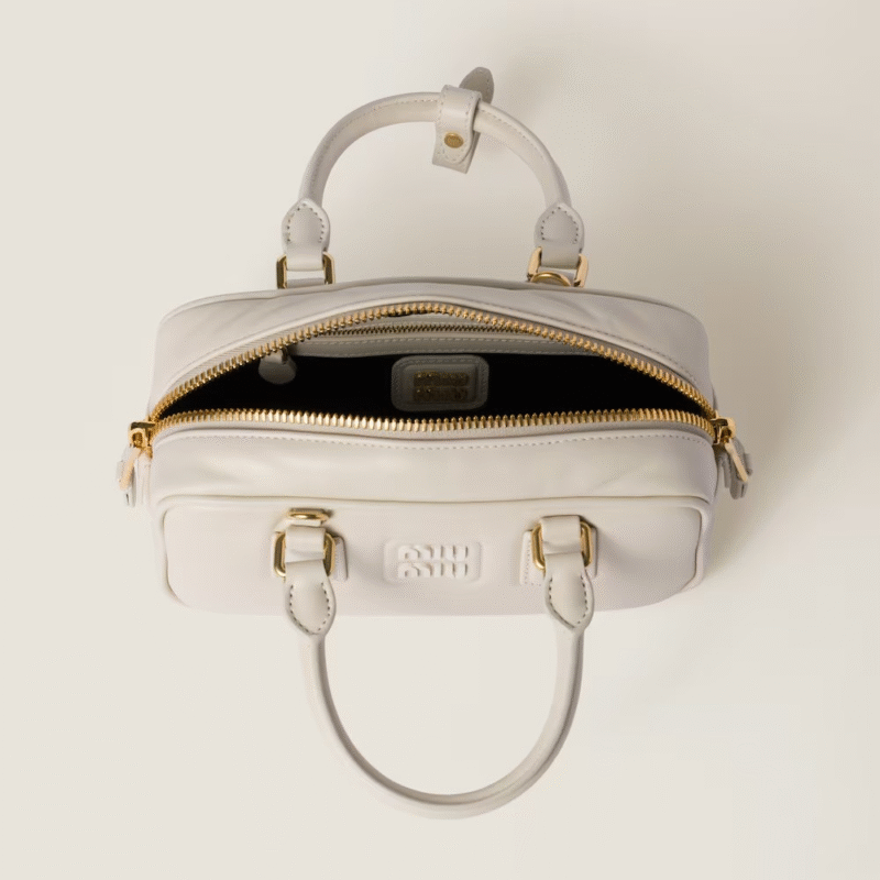 MIU MIU ARCADIE LEATHER BAG - Image 4