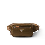 PRADA RE-NYLON AND LEATHER BELT BAG