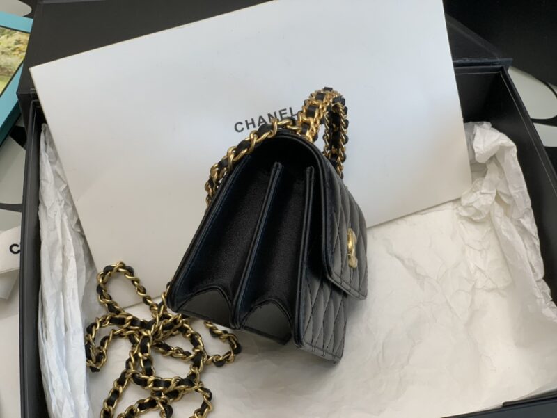 Ch@nel Flap Bag-9.5*12.5*3.5CM - Image 3