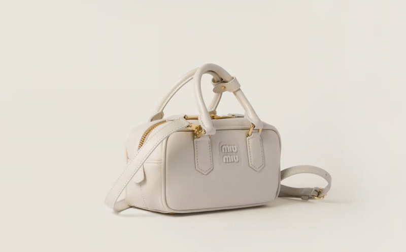 MIU MIU ARCADIE LEATHER BAG - Image 3