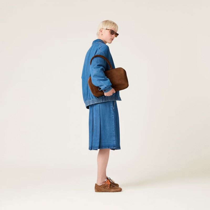 MIU MIU SUEDE BEAU BAG - Image 4