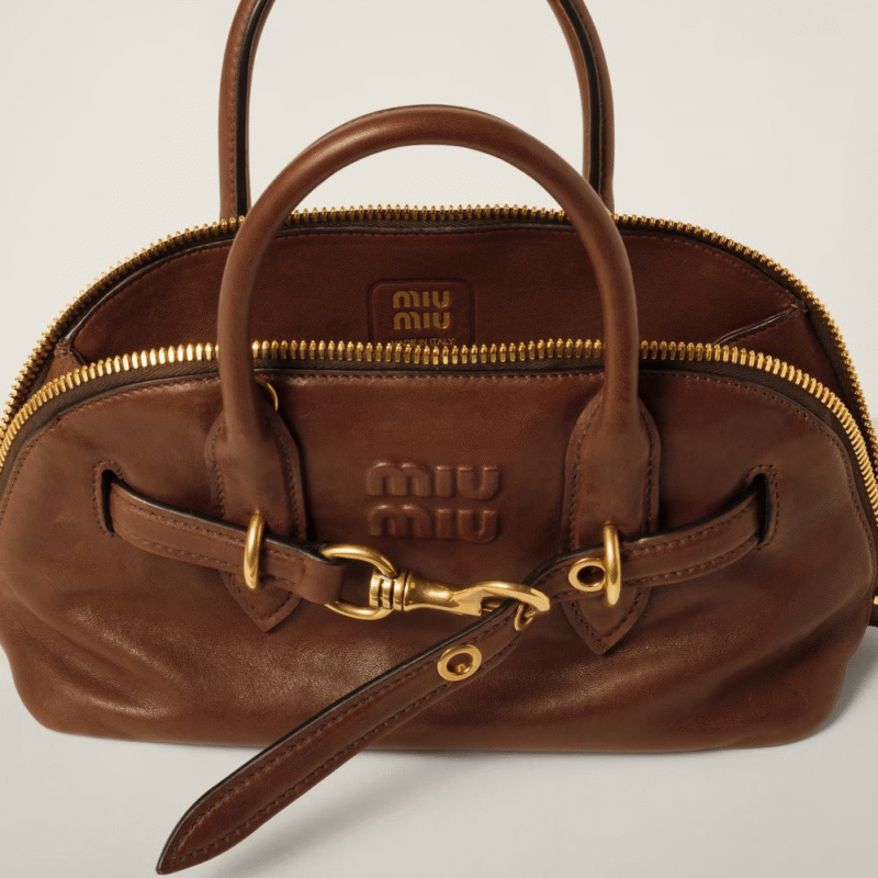MIU MIU AVENTURE MINI NAPPA LEATHER BAG - Image 4