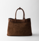 PRADA LARGE BUCKLE PRADA BUCKLE SUEDE BAG WITH BELT - Image 2