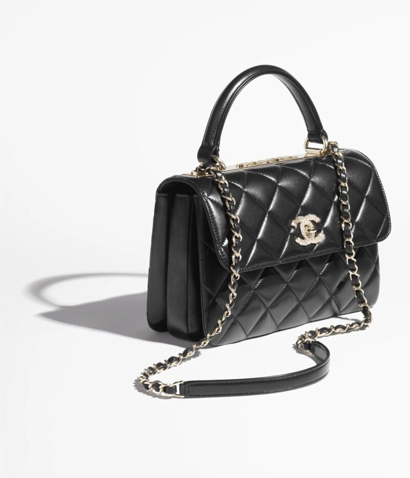 CHANEL Flap Bag With Top Handle - Image 2