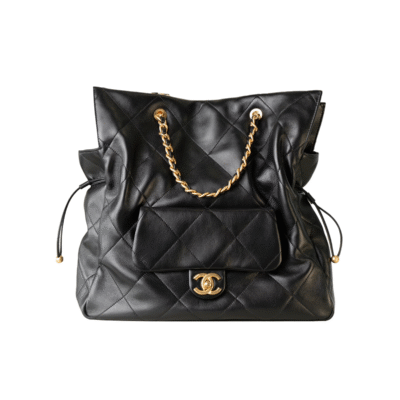 CHANEL 25C LARGE DRAWSTRING SHOPPING BAG