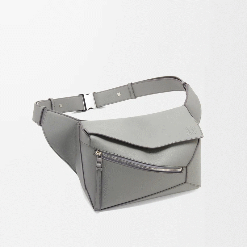 LOEWE Small Puzzle bumbag in calfskin - Image 2
