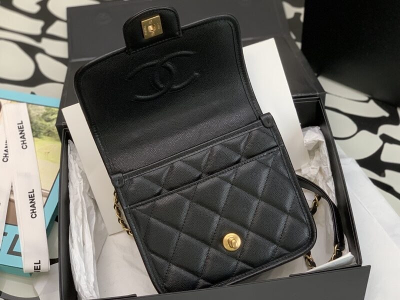 Ch@nel Flap Bag-17*20.5*6CM - Image 7