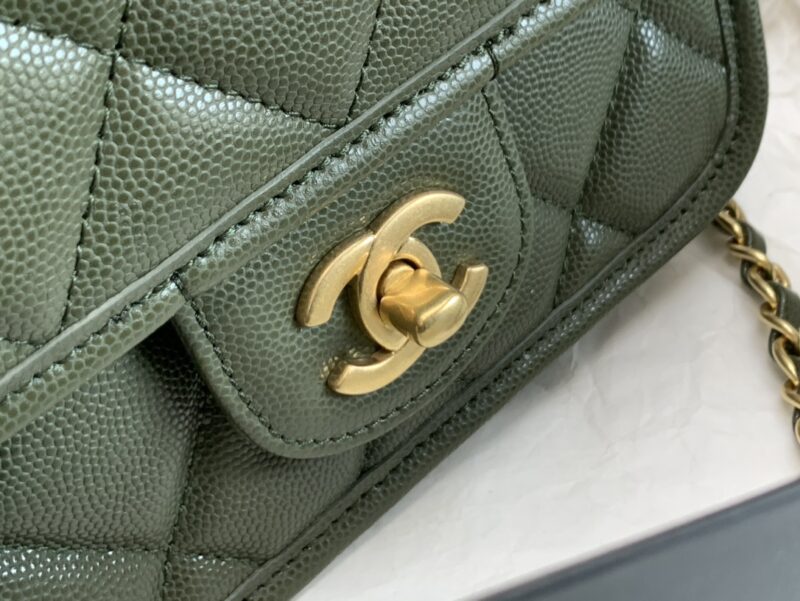 Ch@nel Flap Bag-17*20.5*6CM - Image 3