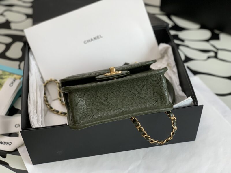 Ch@nel Flap Bag-17*20.5*6CM - Image 7