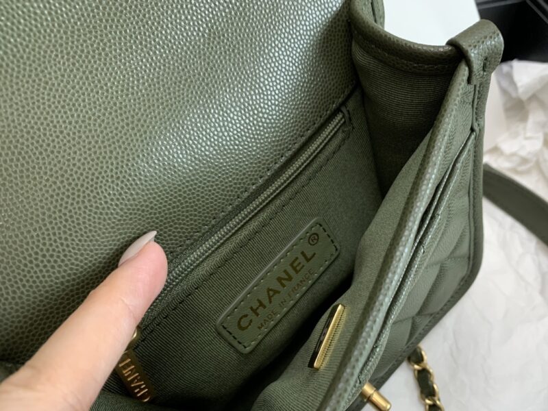 Ch@nel Flap Bag-17*20.5*6CM - Image 8