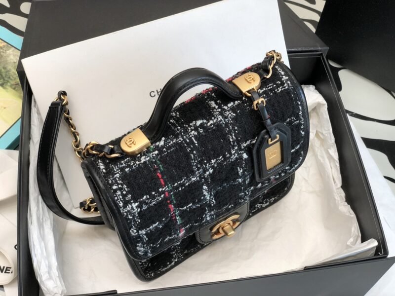 Ch@nel Flap Bag-17*20.5*6CM - Image 6