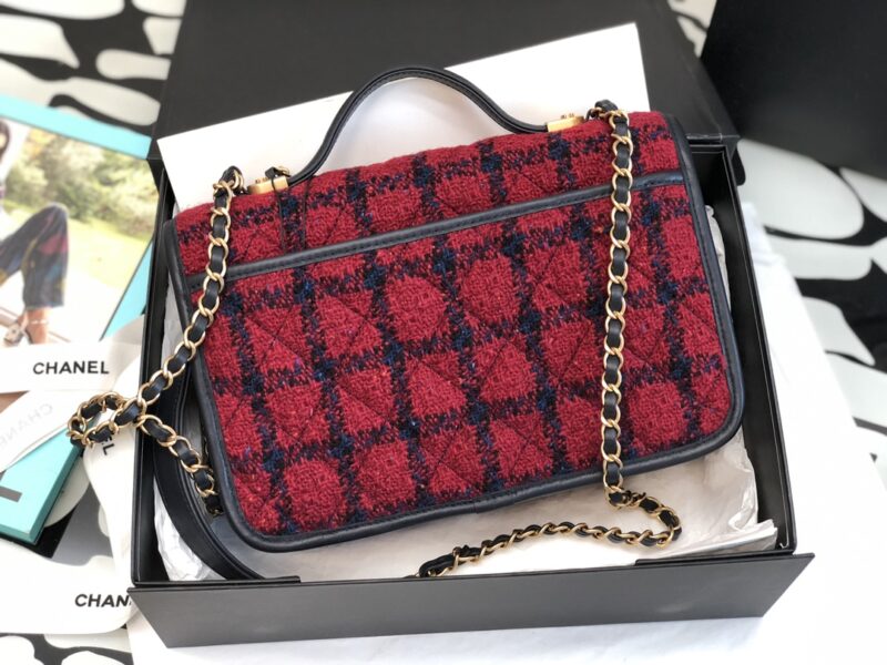 Ch@nel Flap Bag-25*21*7CM - Image 8