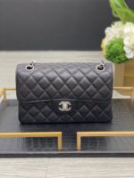 Ch@nel Flap Bag-Caviar-23CM