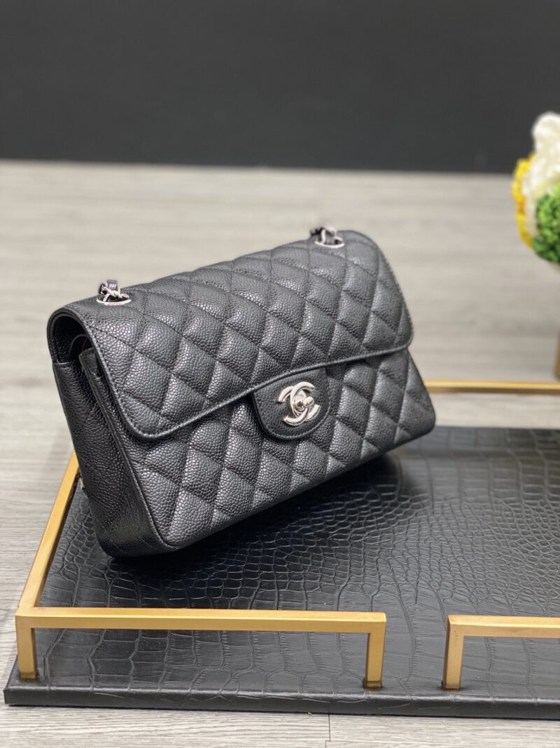 Ch@nel Flap Bag-Caviar-23CM - Image 3