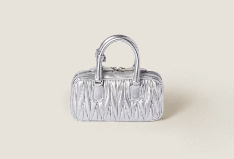 MIU MIU Arcadie Matelassé Nappa handbag - Image 4