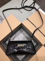 Balenciag XX Flap Bag Crocodile Embossed-27*4.8*15.5CM - Image 2