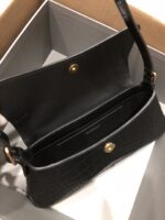 Balenciag XX Flap Bag Crocodile Embossed-27*4.8*15.5CM - Image 7