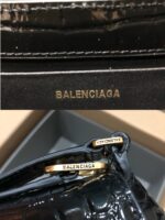 Balenciag XX Flap Bag Crocodile Embossed-27*4.8*15.5CM - Image 8