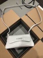 Balenciag XX Flap Bag Crocodile Embossed-27*4.8*15.5CM - Image 3