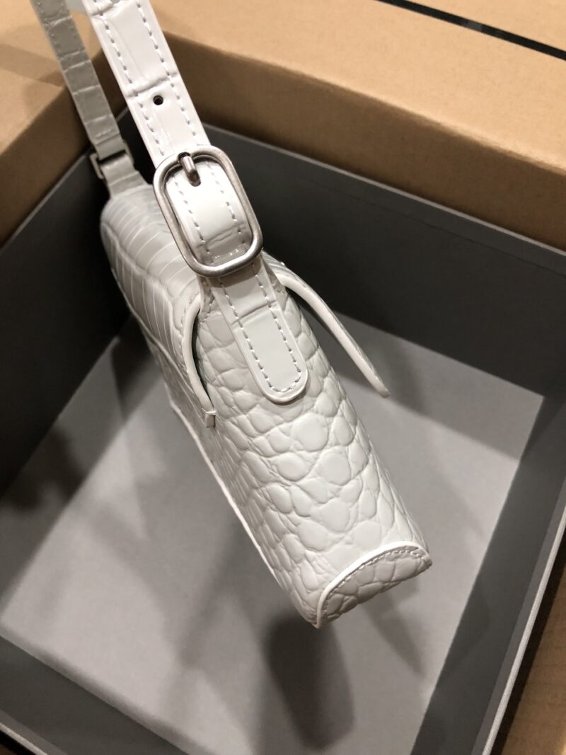 Balenciag XX Flap Bag Crocodile Embossed-27*4.8*15.5CM - Image 4