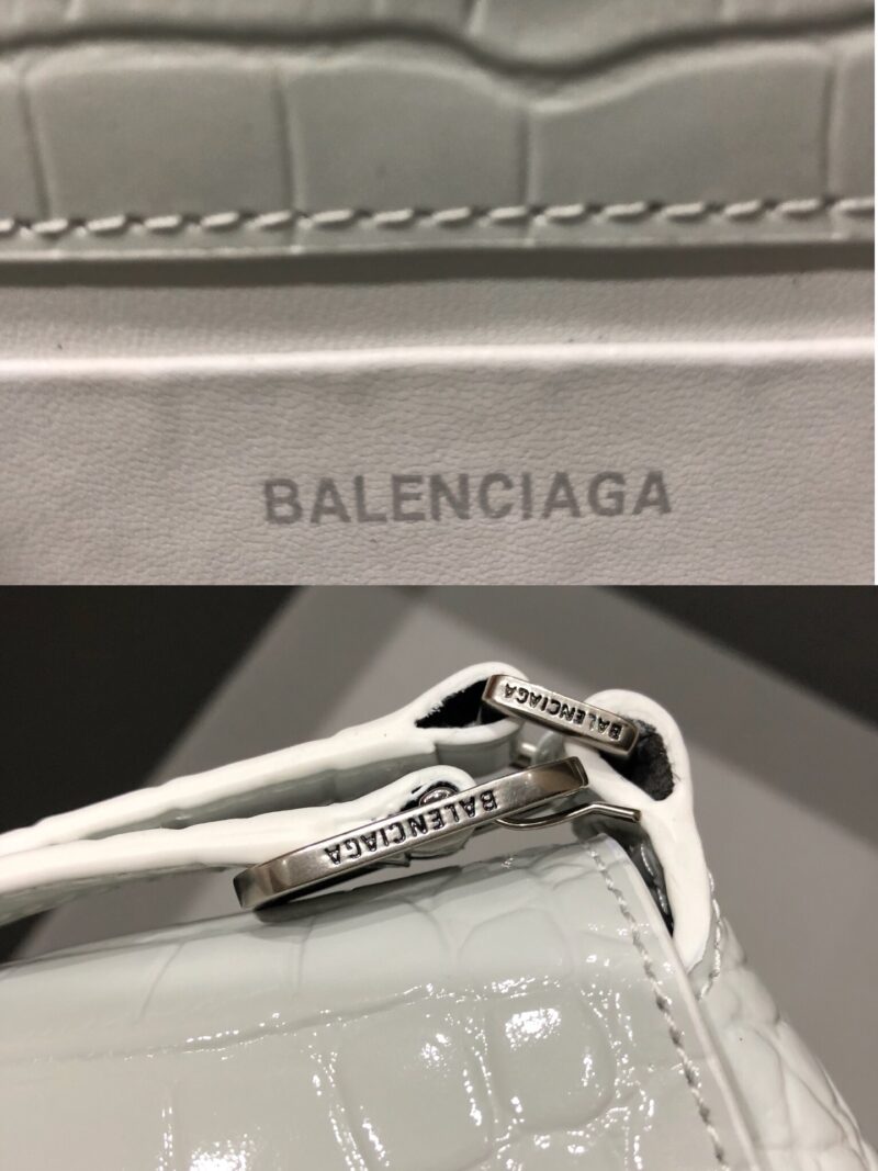 Balenciag XX Flap Bag Crocodile Embossed-27*4.8*15.5CM - Image 8