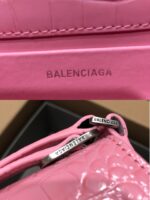 Balenciag XX Flap Bag Crocodile Embossed-27*4.8*15.5CM - Image 9