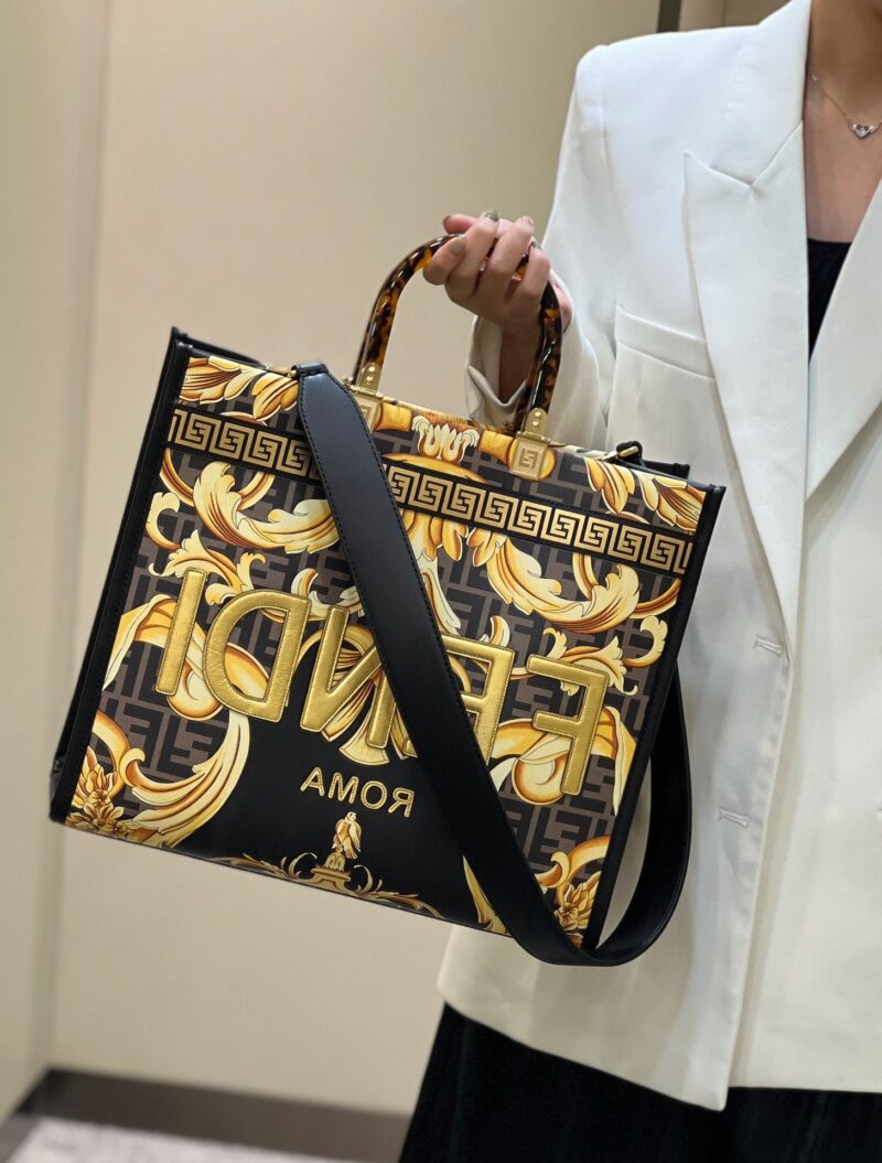 Fendi & Versace Tote-36*17*31CM - Image 12