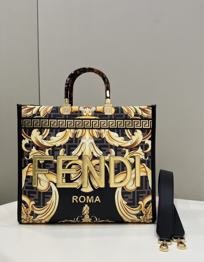Fendi & Versace Tote-36*17*31CM - Image 2