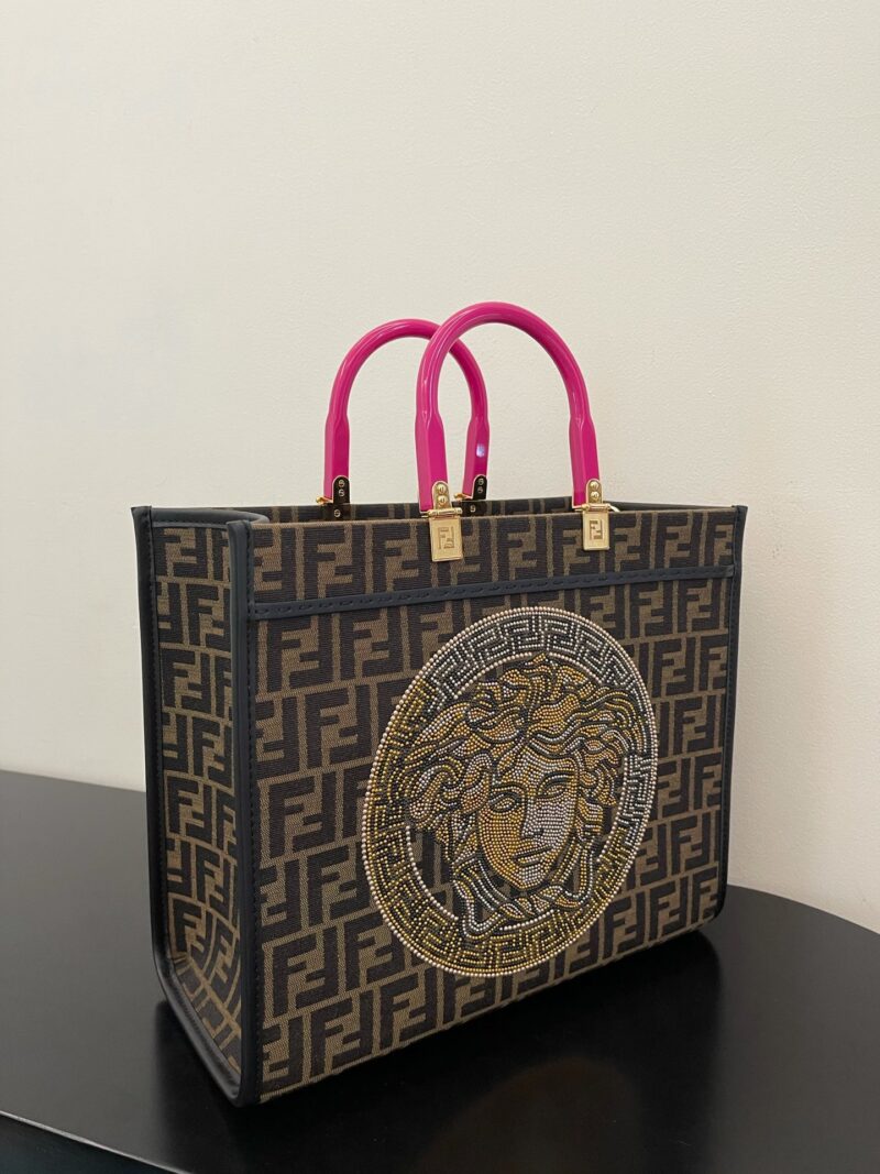 Fendi & Versace Tote-36*17*31CM - Image 2