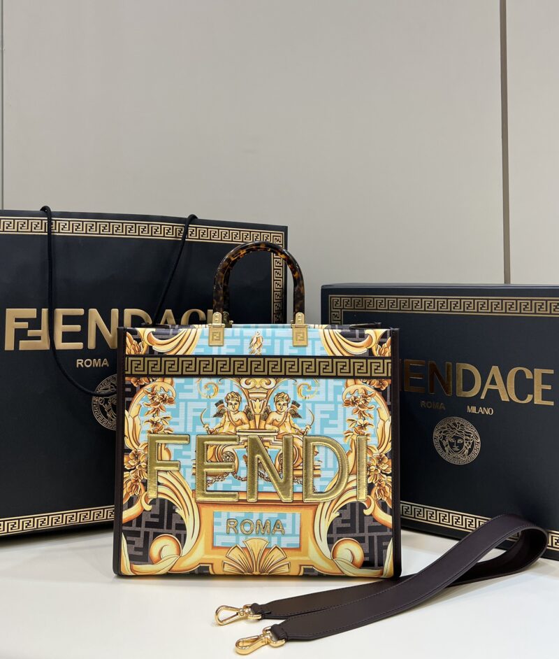 Fendi & Versace Tote-36*17*31CM - Image 7