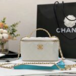 Ch@nel Cosmetic Bag-Caviar-18CM