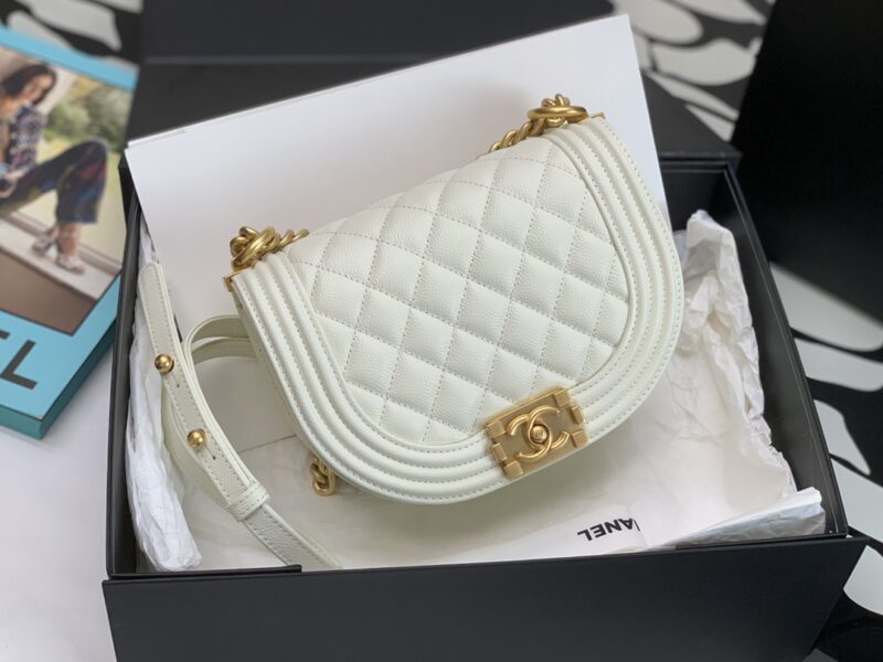 Ch@nel Boy Bag-18*12.5*6CM - Image 3