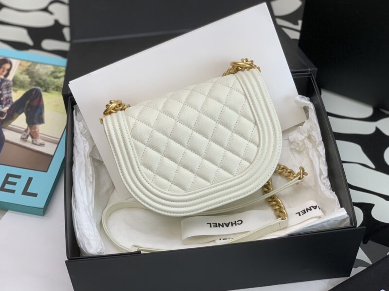 Ch@nel Boy Bag-18*12.5*6CM - Image 7