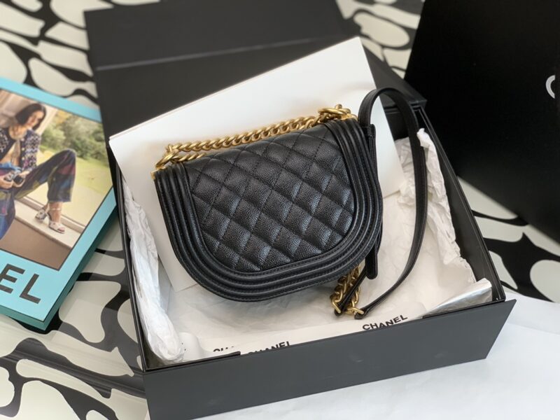 Ch@nel Boy Bag-18*12.5*6CM - Image 8