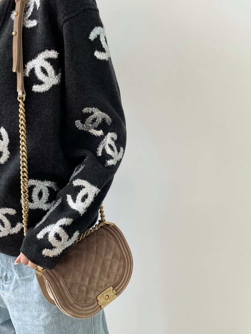 Ch@nel Boy Bag-18*12.5*6CM - Image 12