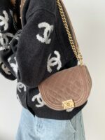 Ch@nel Boy Bag-18*12.5*6CM - Image 15