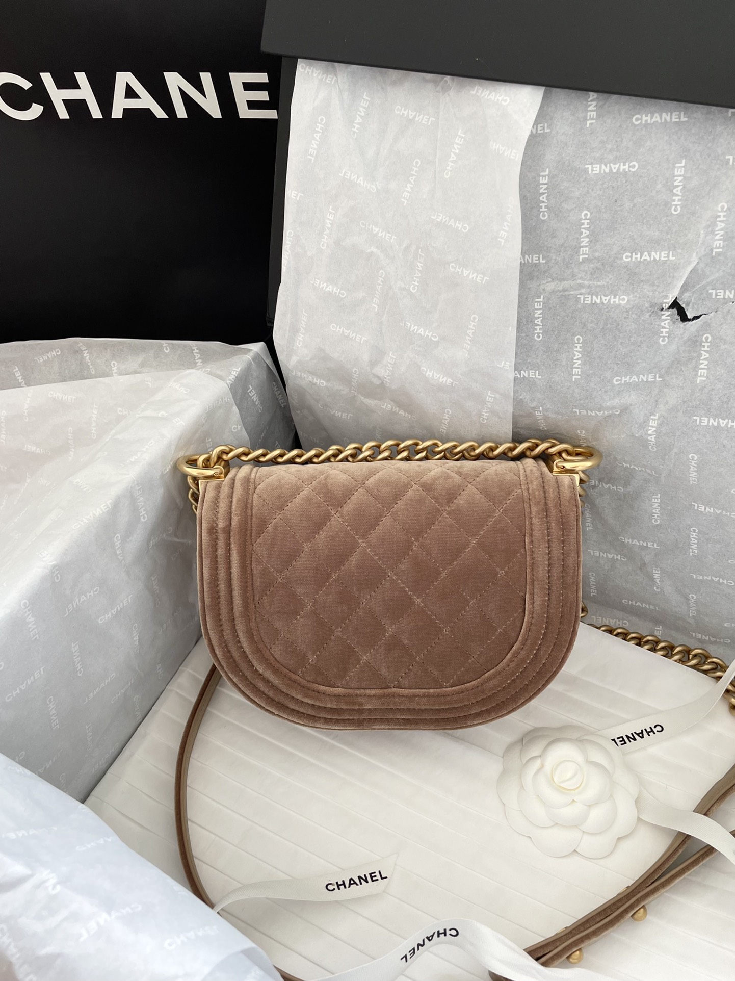 bag-243566785erwrewrwe_2_.jpg Ch@nel Boy Bag-18*12.5*6CM - Image 1