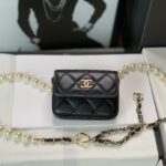 Ch@nel 2022SS Pearl Chain Waist Bag