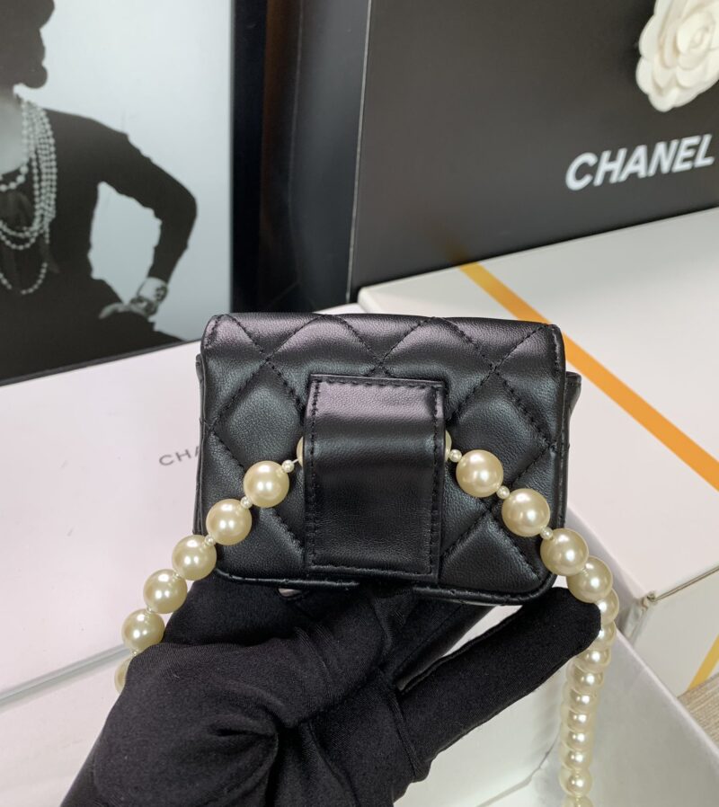 Ch@nel 2022SS Pearl Chain Waist Bag - Image 2