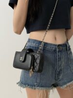 Ch@nel Chain Coin Purse-19*10*3.5CM - Image 14