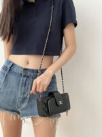 Ch@nel Chain Coin Purse-19*10*3.5CM - Image 15