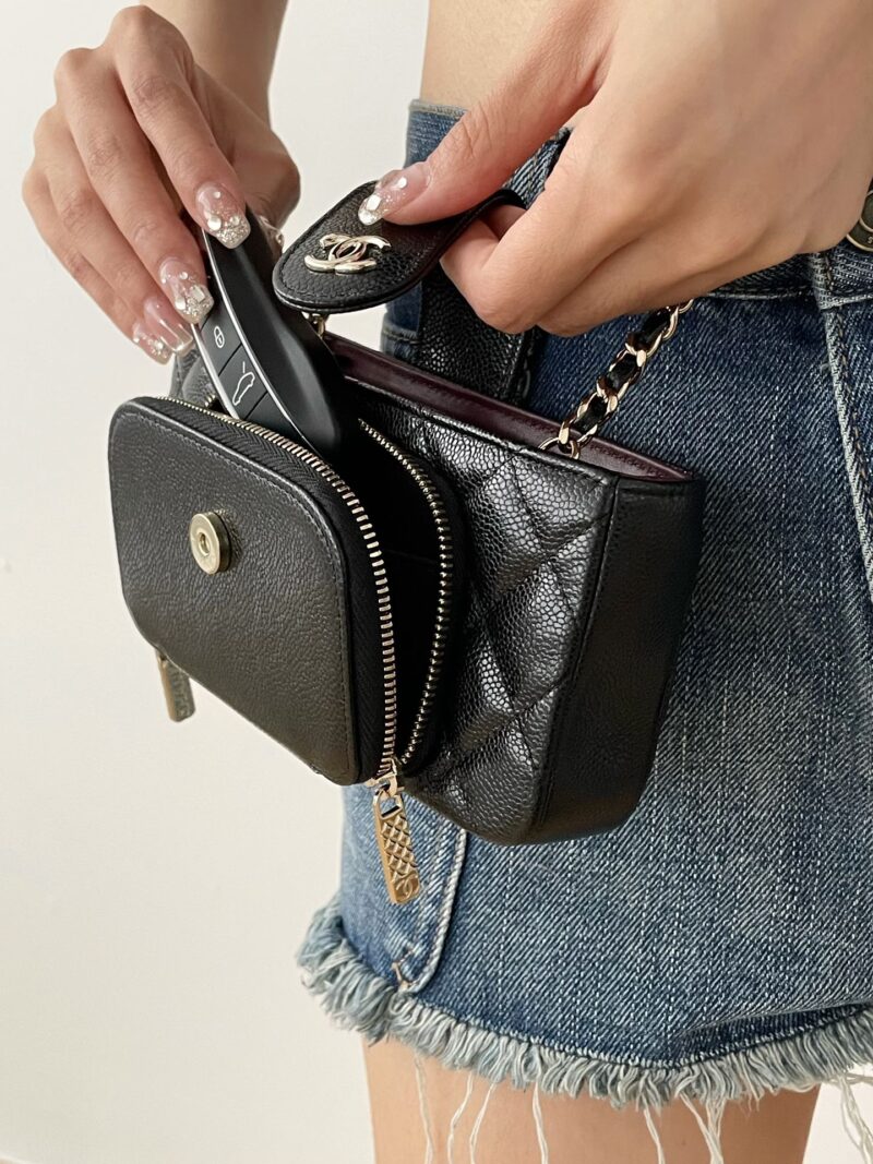 Ch@nel Chain Coin Purse-19*10*3.5CM - Image 16