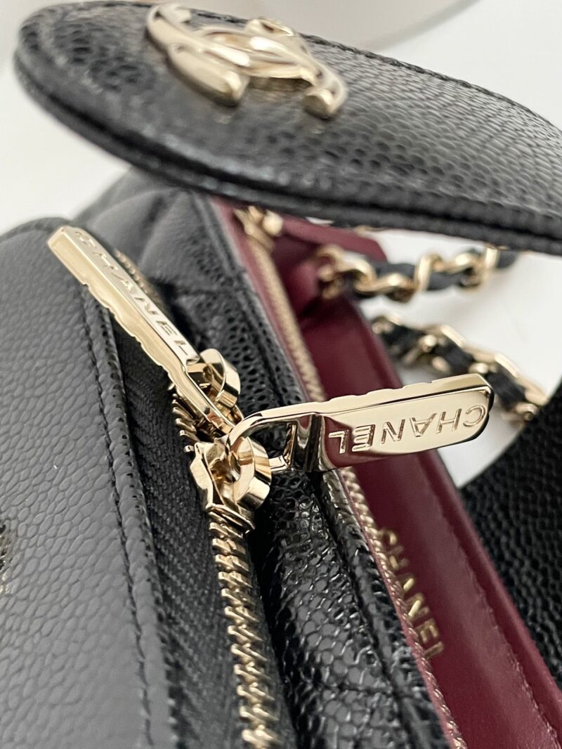 Ch@nel Chain Coin Purse-19*10*3.5CM - Image 5