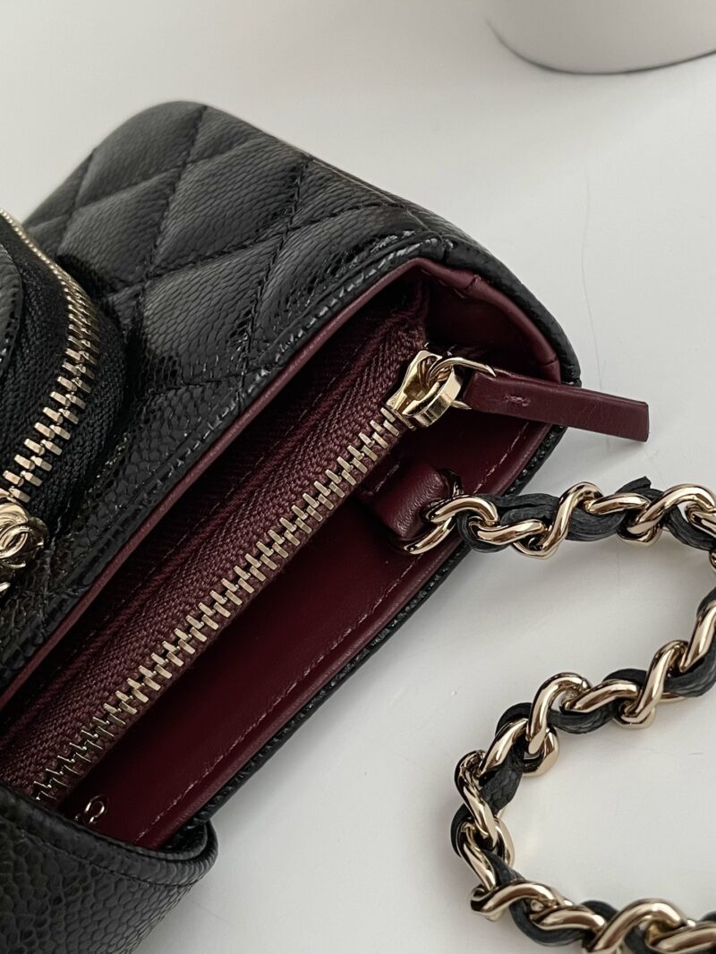 Ch@nel Chain Coin Purse-19*10*3.5CM - Image 7