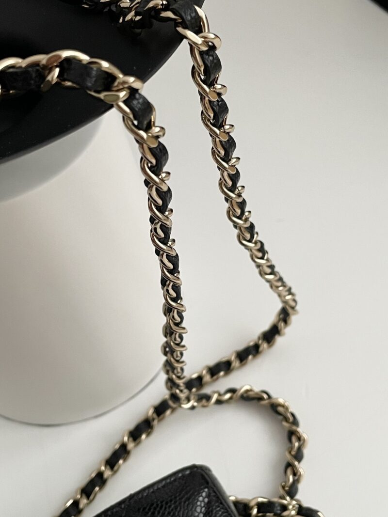 Ch@nel Chain Coin Purse-19*10*3.5CM - Image 9