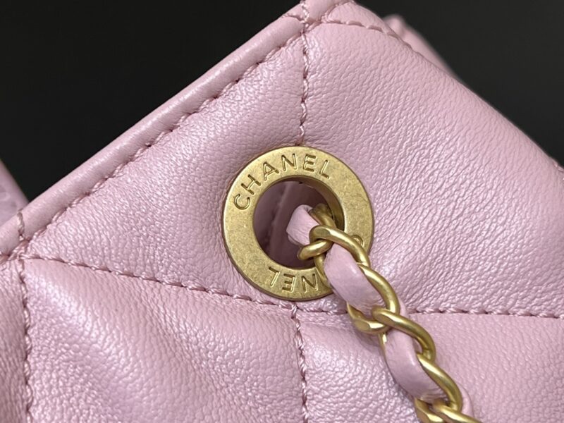 Ch@nel Drawstring Bucket Backpack -16.5*20*11.5CM - Image 5